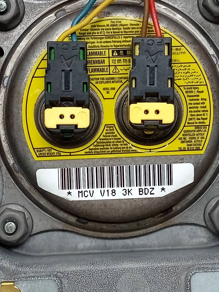 2008 HYUNDAI SANTA FE AIR BAG - 22724 — photo 4