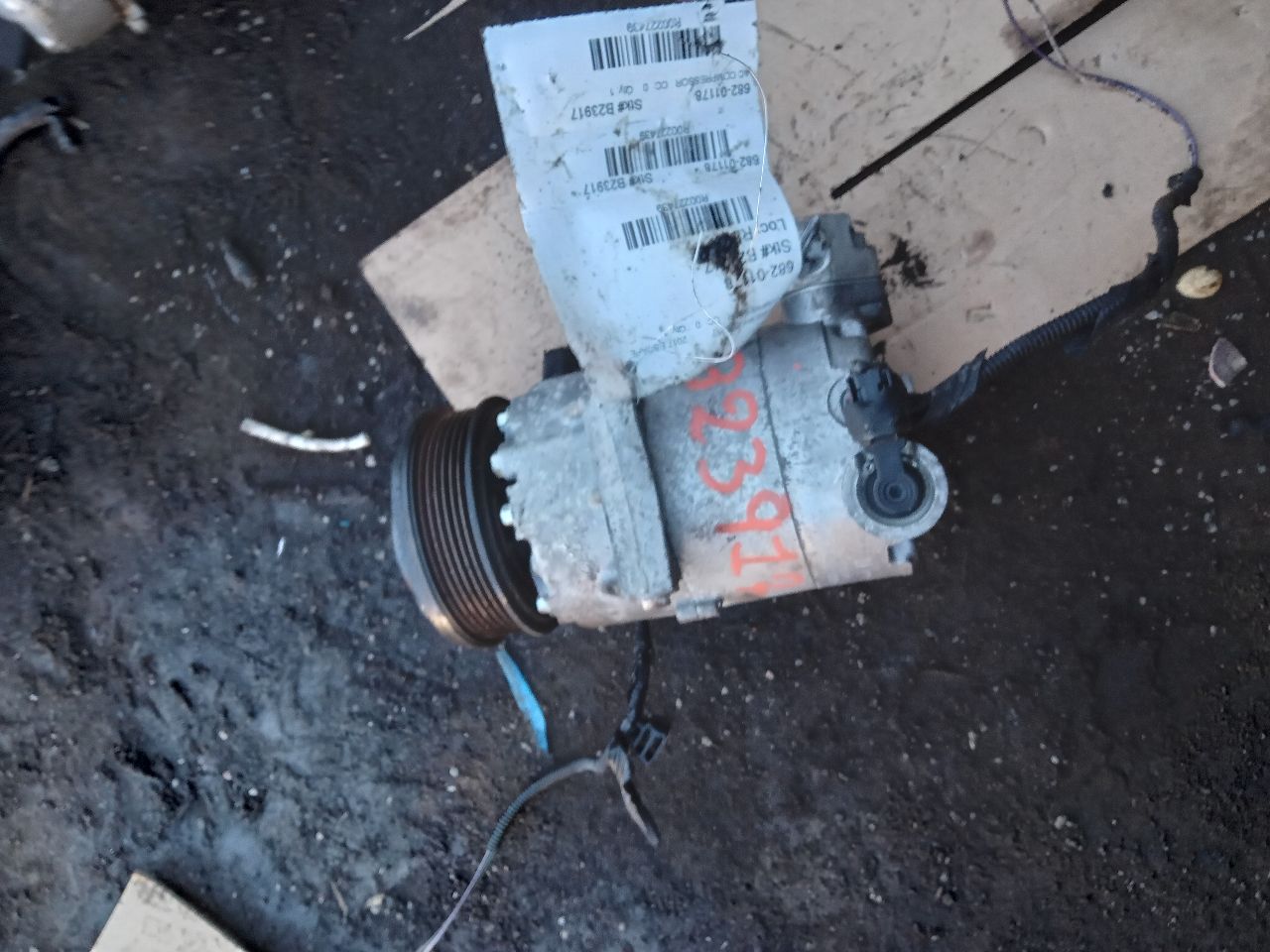 2017 FORD ESCAPE 4cyl Gasoline Turbo 1.5 AC COMPRESSOR - 227439 — photo 6