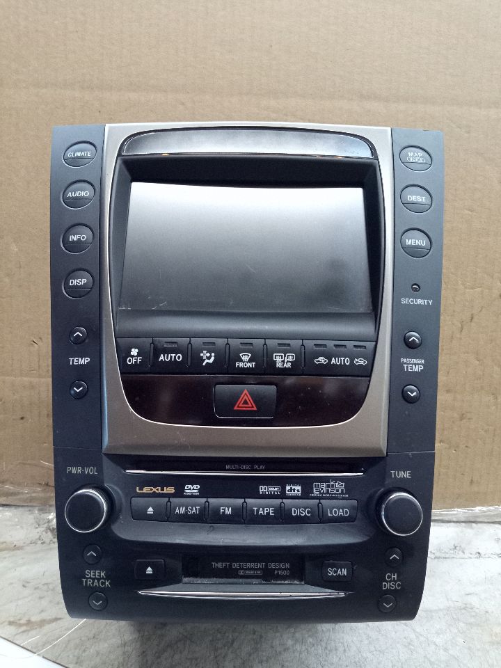 2006 LEXUS GS430 8cyl Gasoline 4.3 Radio Audio - 227802