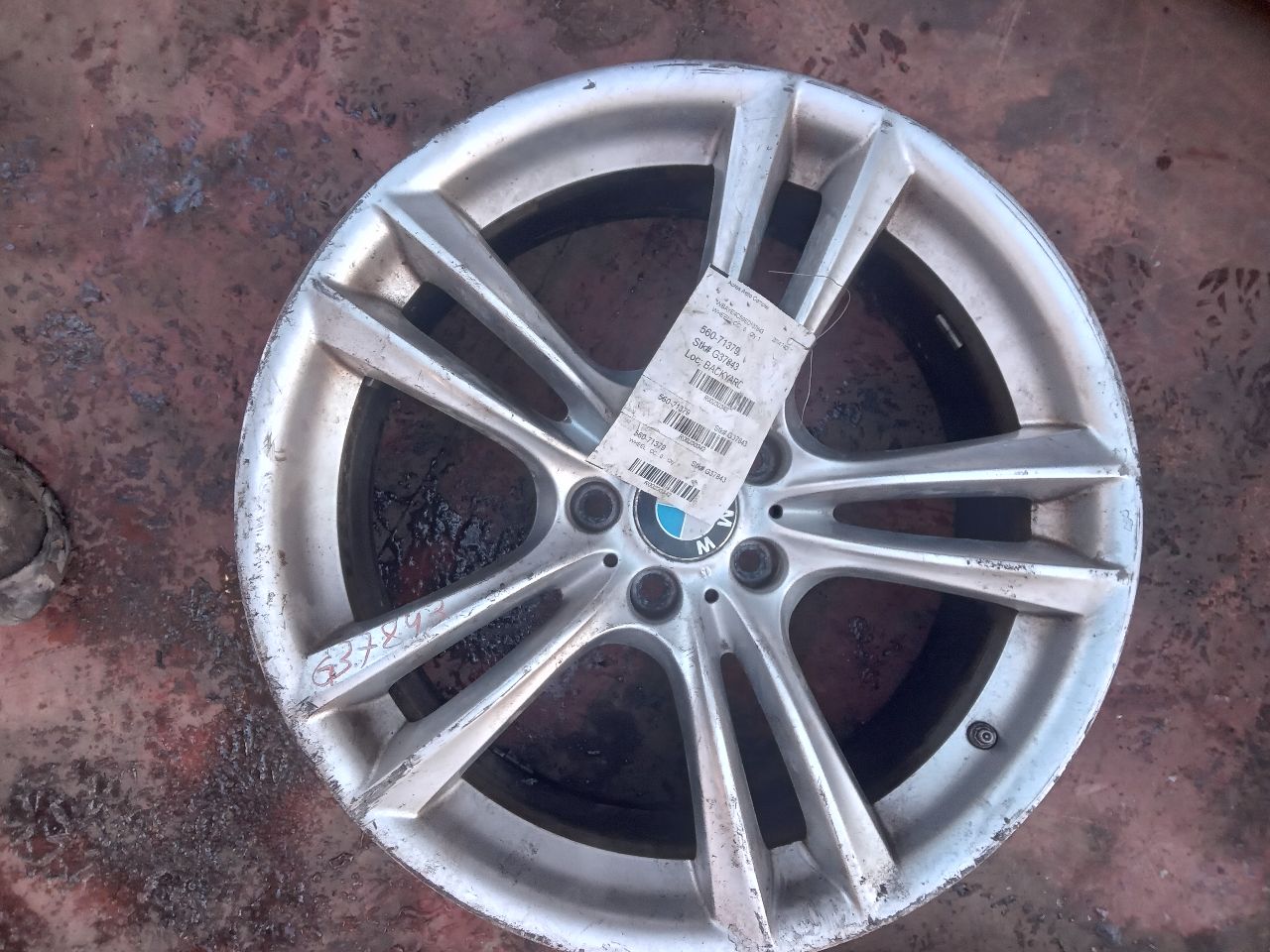 2014 BMW 740i 6cyl Gasoline Turbo 3.0 WHEEL - 230342