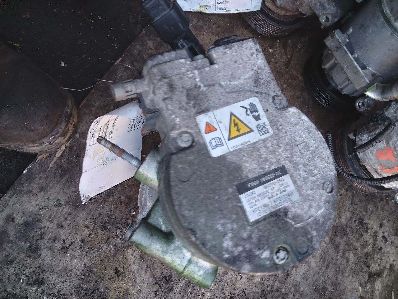 2013 FORD C-MAX 4cyl Electric 2.0 AC COMPRESSOR - 230789 — photo 4