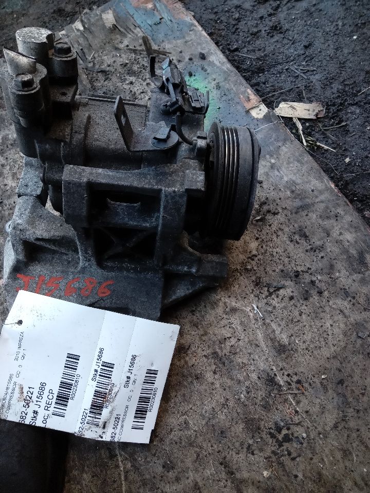 2010 SUBARU IMPREZA 4cyl Gasoline 2.5 AC COMPRESSOR - 230810 — photo 1
