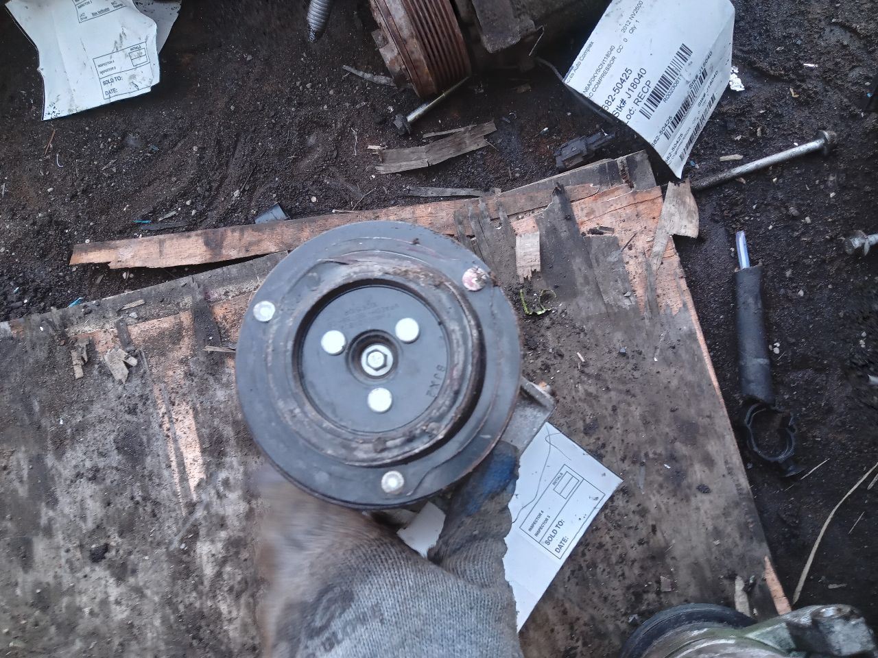 2016 FORD ESCAPE 4cyl 1.6 EcoBoost AC COMPRESSOR - 230814 — photo 3