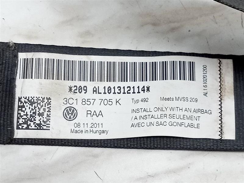 2013 VOLKSWAGEN CC Seat Belt, Front - 23133 — photo 4