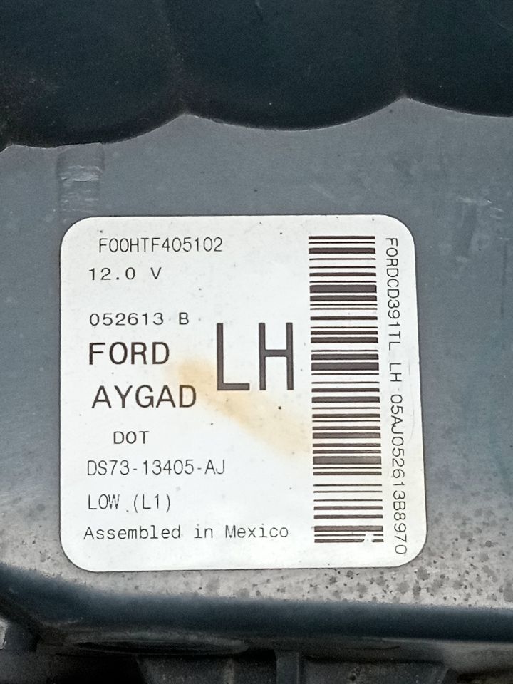 2015 FORD FUSION Left TAIL LAMP - 23220 — photo 5
