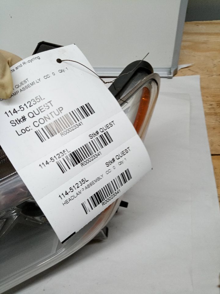 2011 NISSAN QUEST Left HEADLAMP ASSEMBLY - 23341 — photo 6