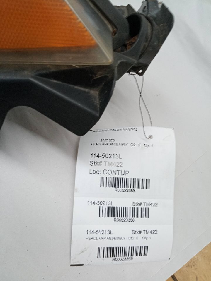 2007 BMW 328i Left HEADLAMP ASSEMBLY - 23358 — photo 7