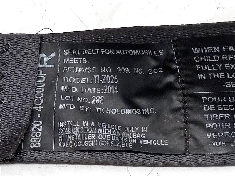 2015 KIA OPTIMA 4cyl Gasoline 2.4 Seat Belt, Front - 23384 — photo 6