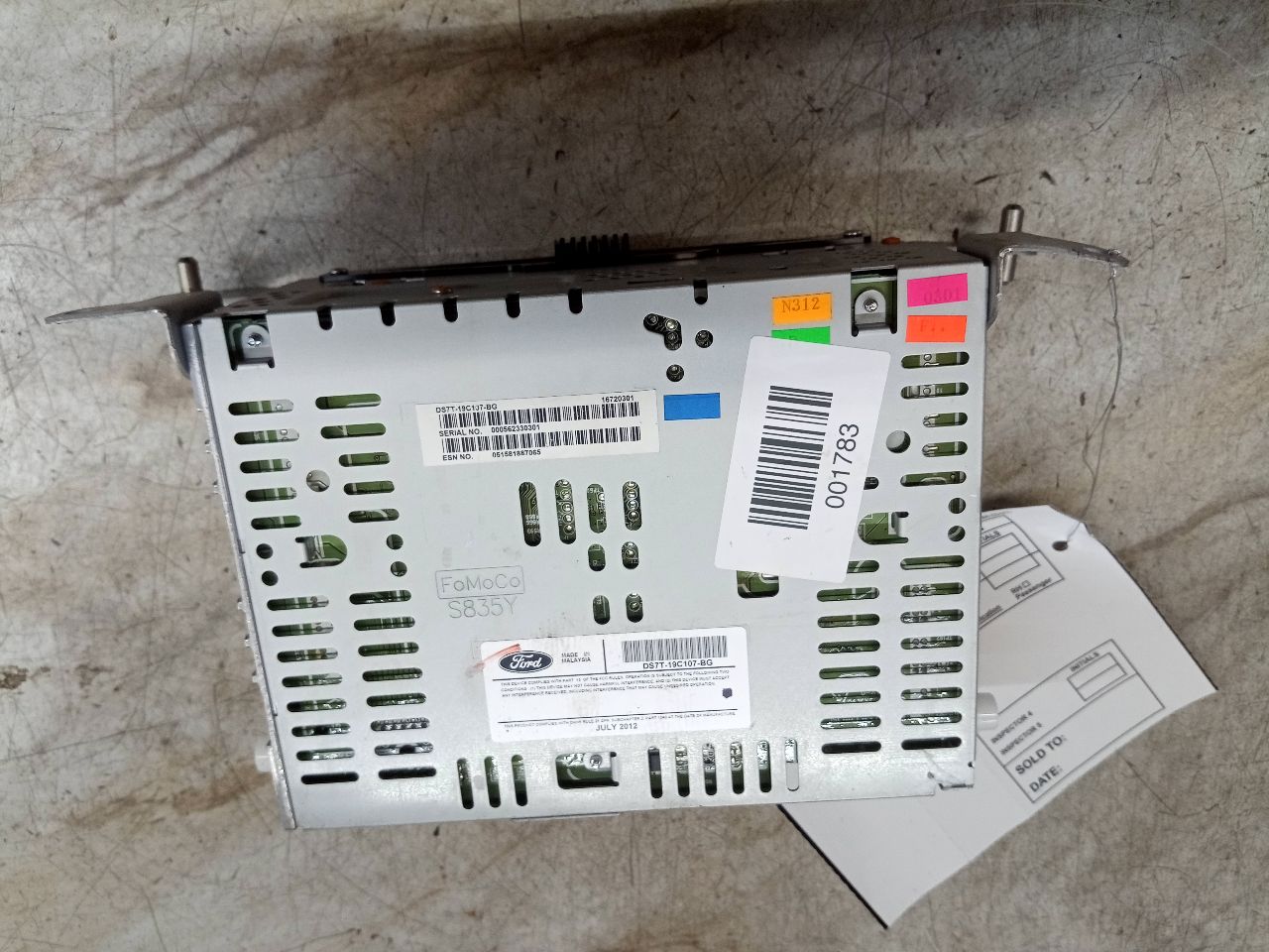 2013 FORD FUSION 4cyl Electric 2.0 Radio Audio - 234954 — photo 6