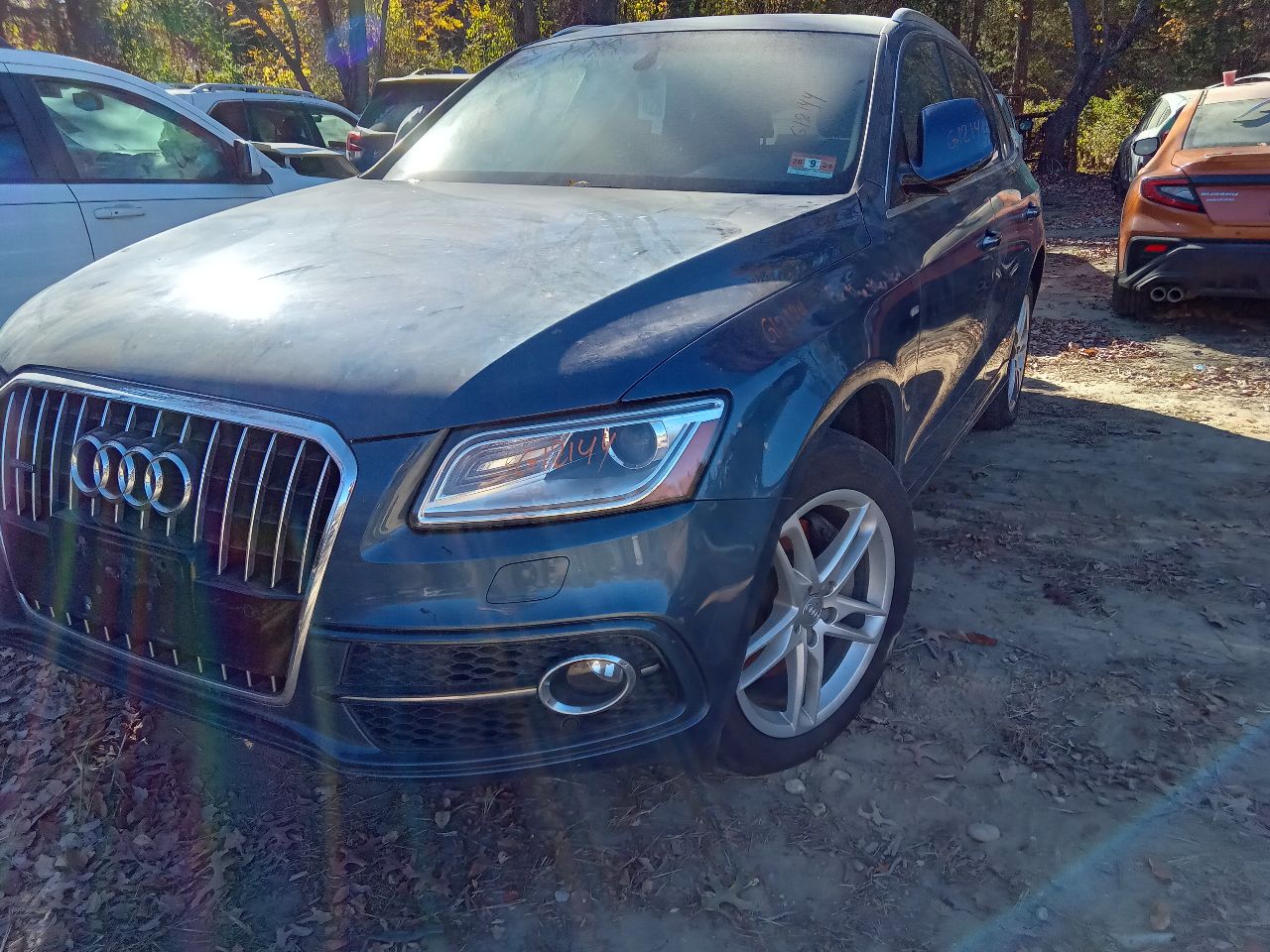 2017 AUDI Q5 6cyl Supercharged 3.0 BUMPER ASSY, FRONT - 235028 — photo 2
