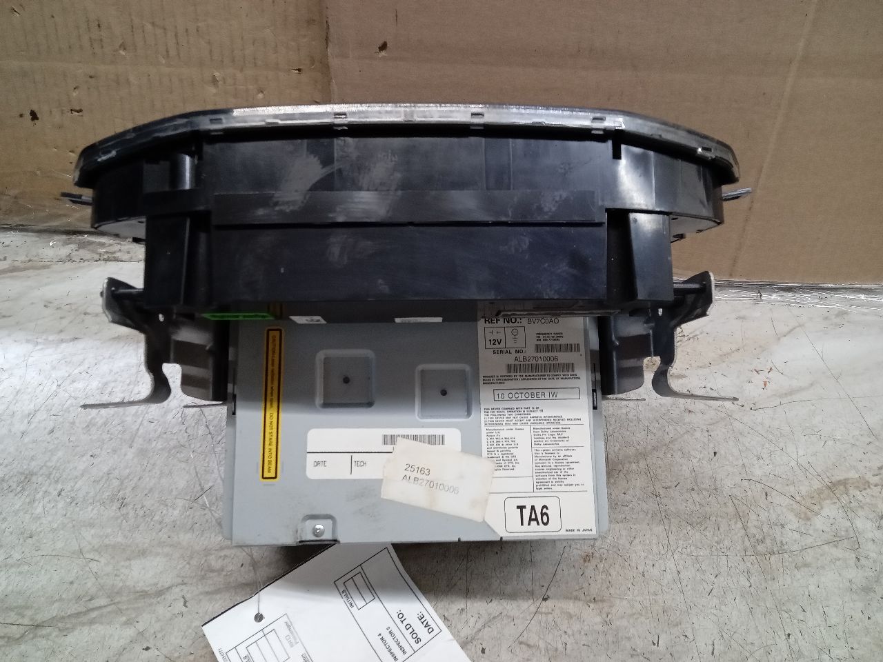 2011 ACURA MDX 3.7L 6cyl Gasoline VVT Radio Audio - 236275 — photo 3