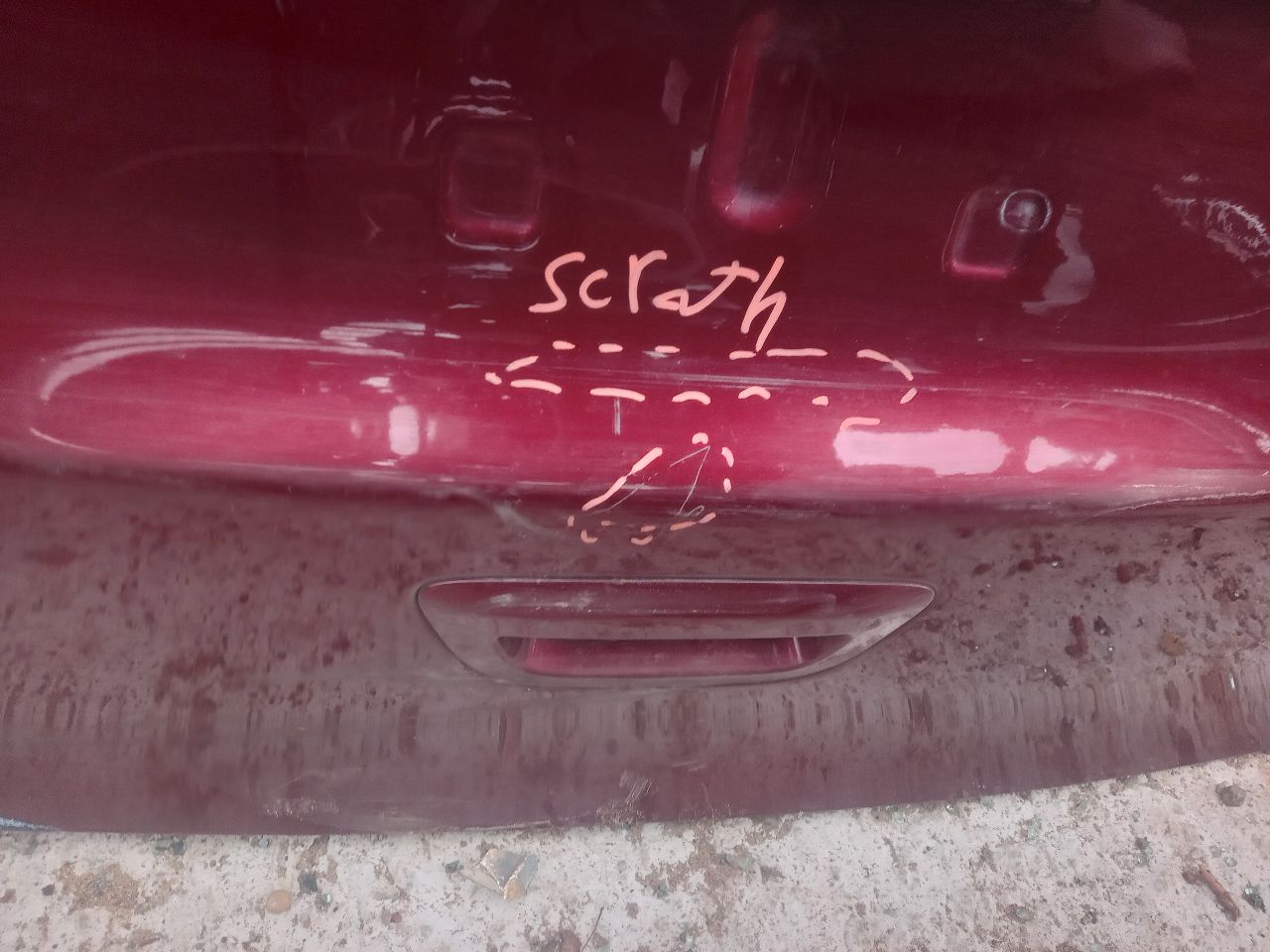 2017 CHRYSLER PACIFICA 6cyl Gasoline 3.6 Decklid  Tailgate - 236611 — photo 2