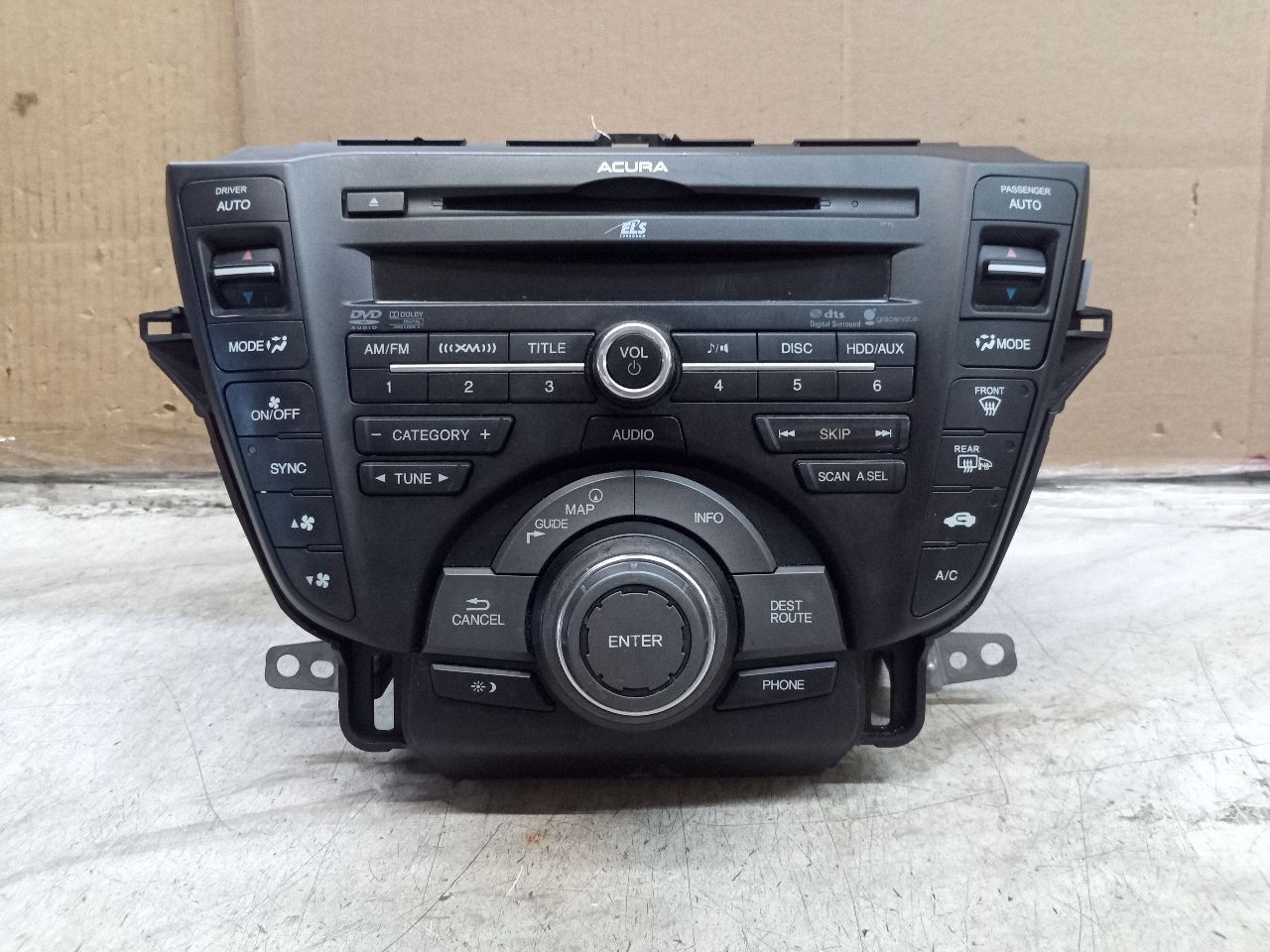 2013 ACURA TL 3.7L 6cyl Gasoline VVT Radio Audio - 238436 — photo 1