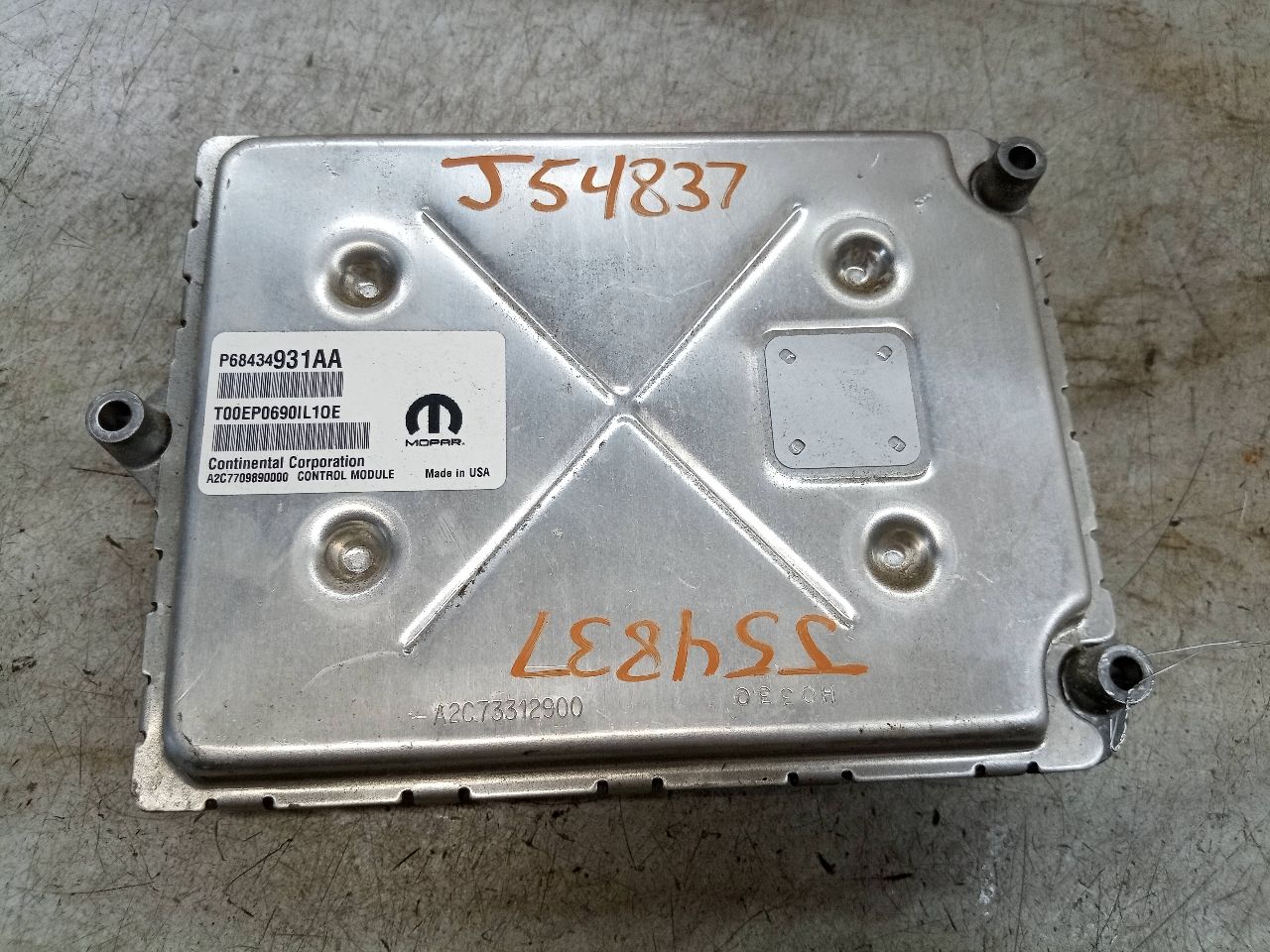 2020 JEEP GRAND CHEROKEE 3.6L 6cyl Eng/Motor Cont Mod - 238464