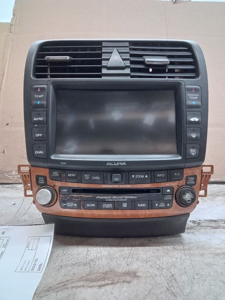 2005 ACURA TSX 2.4L 4cyl Gasoline Radio Audio - 238973