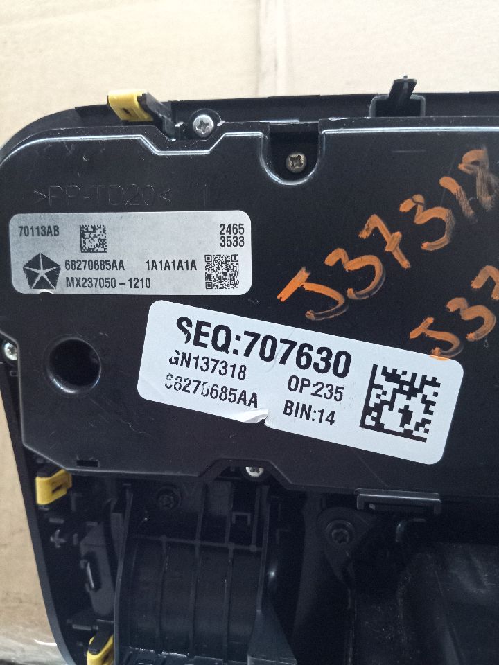 2016 CHRYSLER 200 TEMP CONTROL - 239631 — photo 4