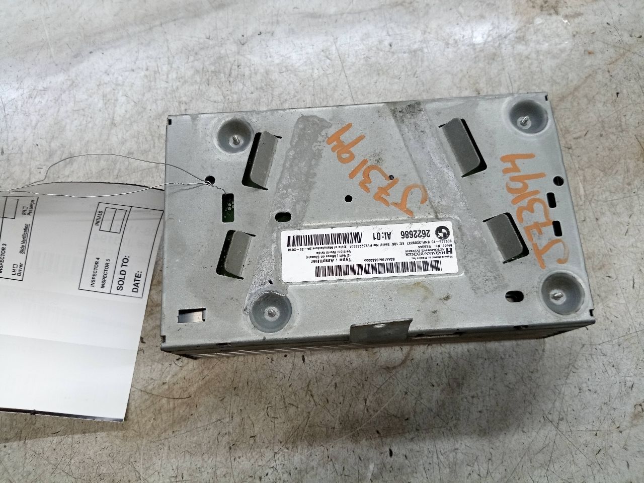 2018 BMW X3 2.0L 4cyl Turbo Gasoline Radio Audio - 239666 — photo 1