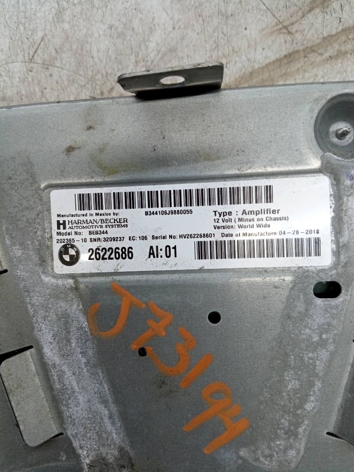 2018 BMW X3 2.0L 4cyl Turbo Gasoline Radio Audio - 239666 — photo 5