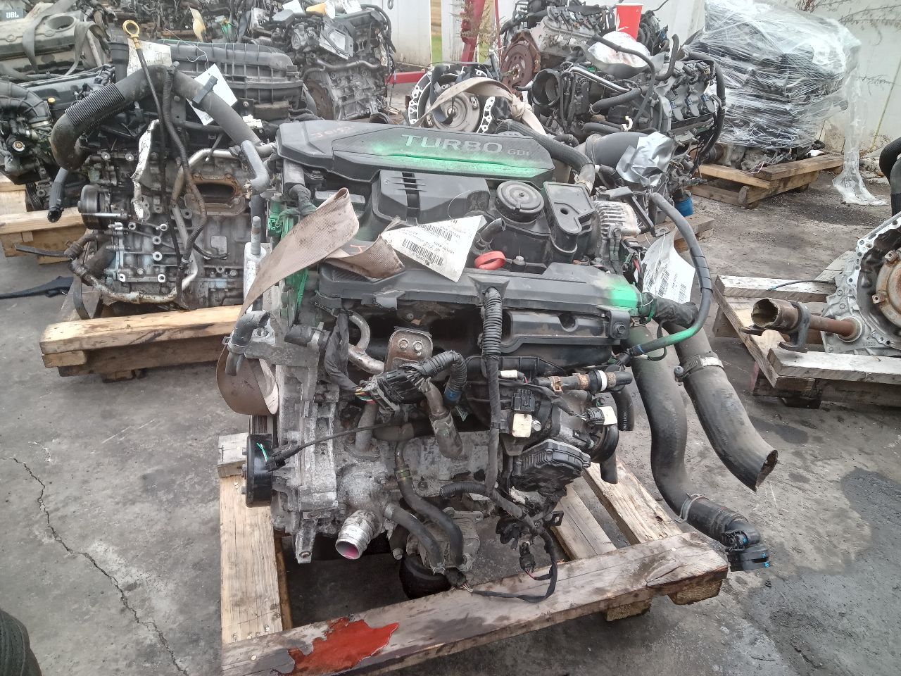 2021 HYUNDAI SONATA 1.6L 4cyl Turbo Gasoline ENGINE ASSEMBLY - 240245 — photo 5