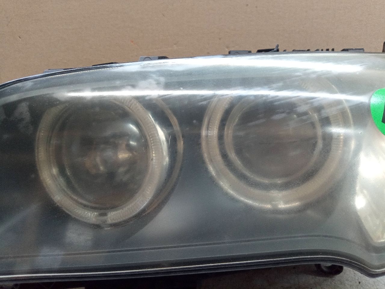 2007 BMW X3 6cyl Gasoline 3.0 Left HEADLAMP ASSEMBLY - 240463 — photo 2