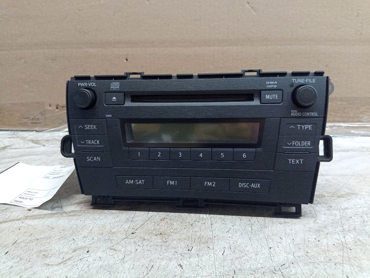 2011 TOYOTA PRIUS 4cyl Hybrid 1.8 Radio Audio - 240517 — photo 1