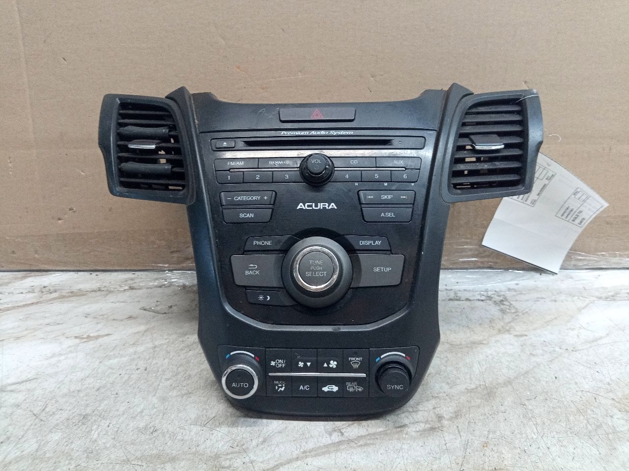 2013 ACURA RDX 3.5L 6cyl Gasoline VVT Radio Audio - 240607 — photo 1