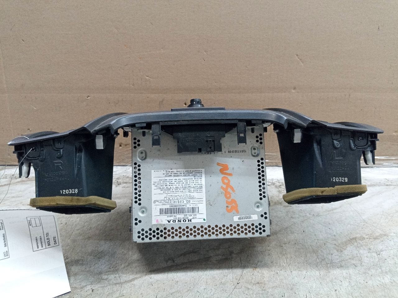 2013 ACURA RDX 3.5L 6cyl Gasoline VVT Radio Audio - 240607 — photo 3