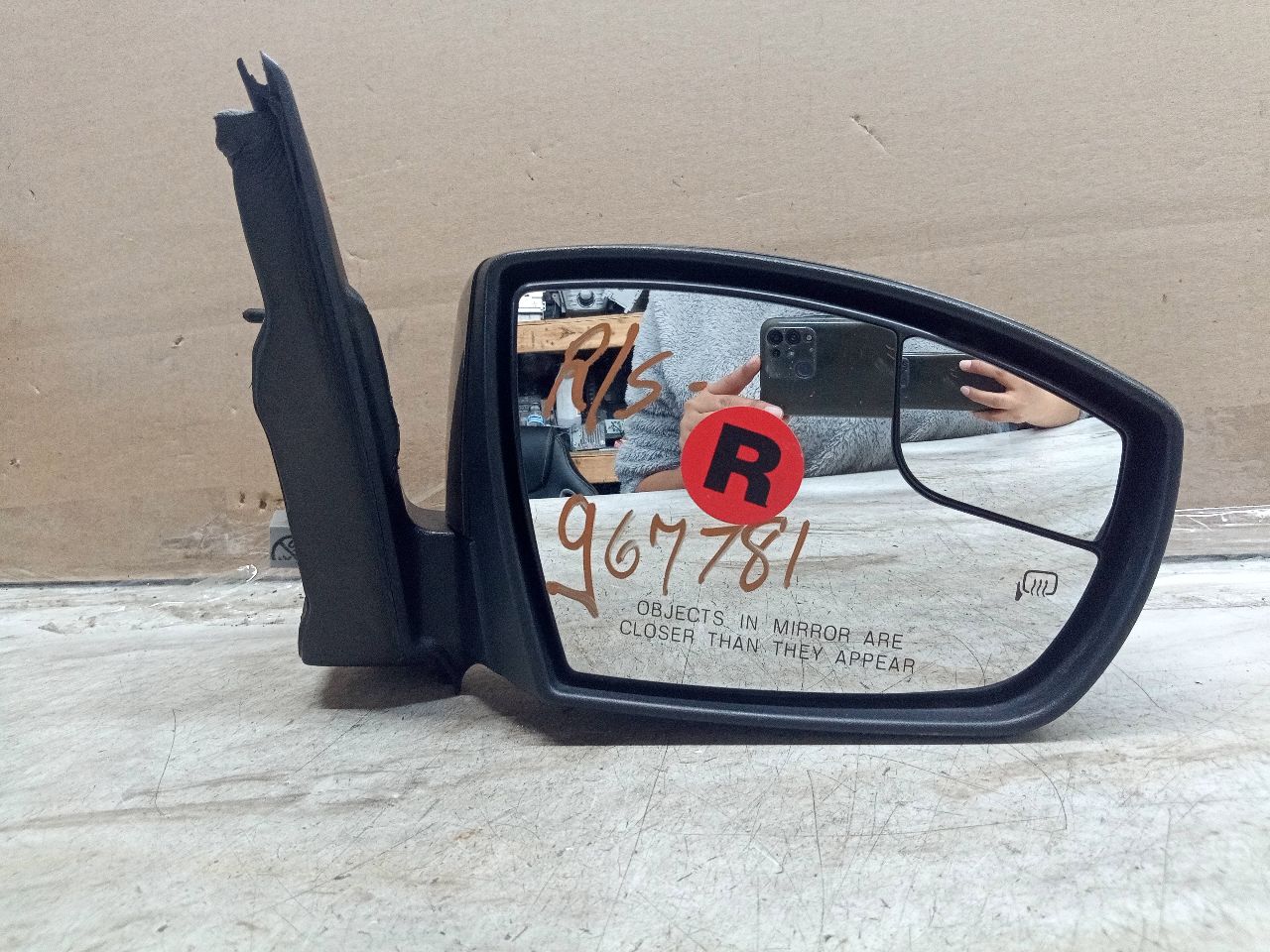2015 FORD ESCAPE 4cyl 1.6 EcoBoost Right SIDE VIEW MIRROR - 240636 — photo 1