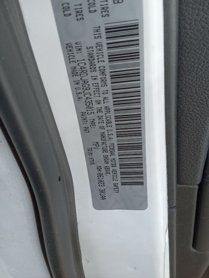 2018 DODGE DURANGO 3.6L 6cyl VVT AC COMPRESSOR - 240701 — photo 2