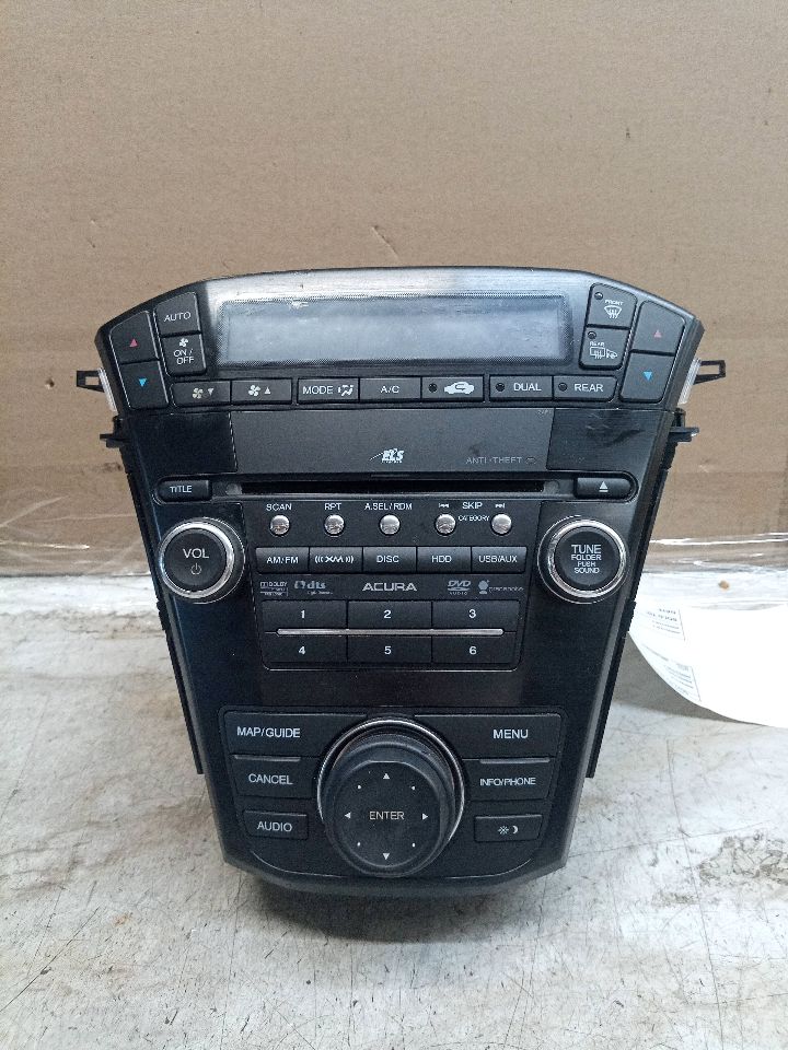 2011 ACURA MDX 3.7L 6cyl Gasoline VVT Radio Audio - 241172 — photo 1