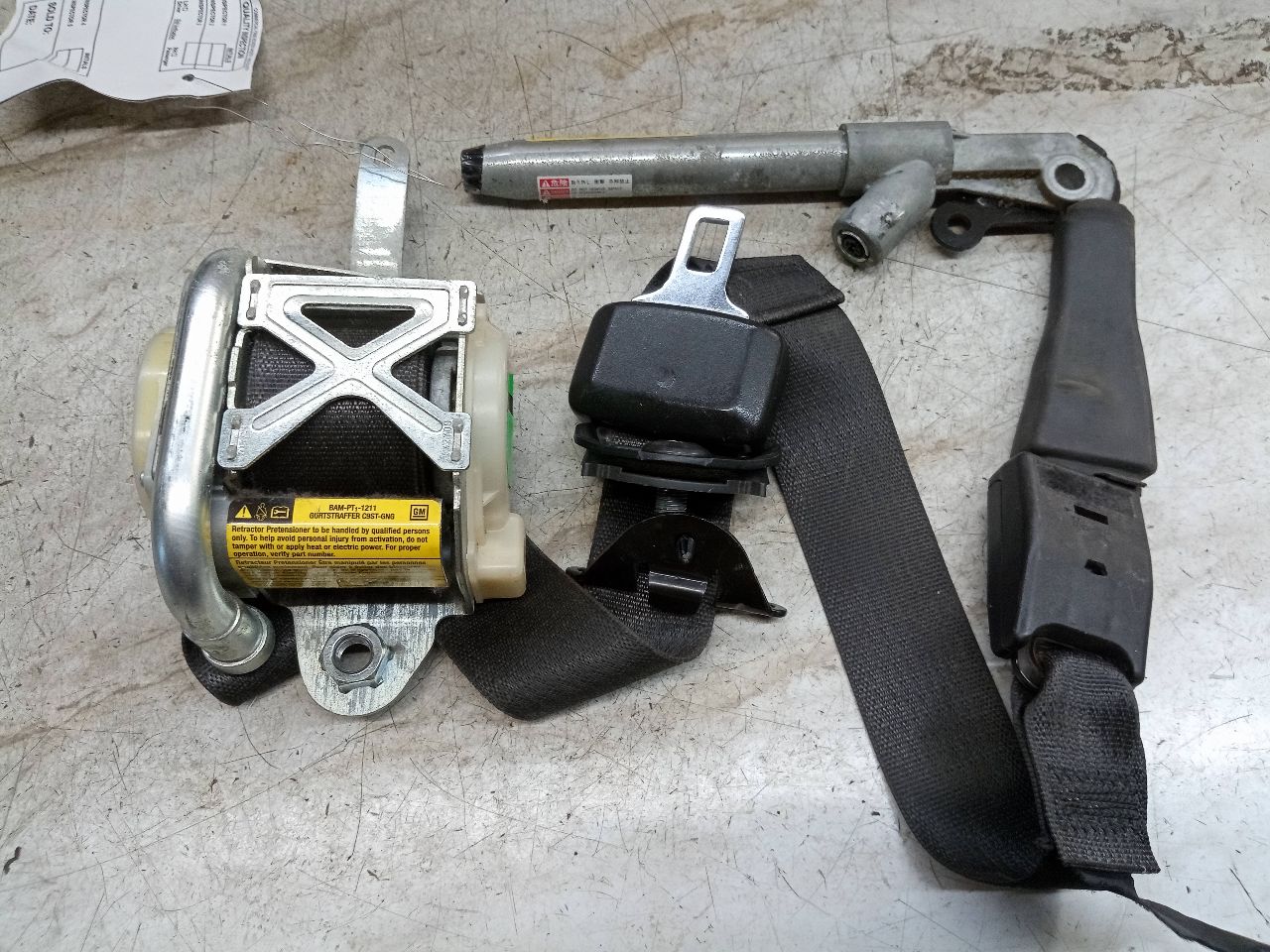 2013 CHEVROLET MALIBU 4cyl Gasoline 2.5 Seat Belt, Front - 241565