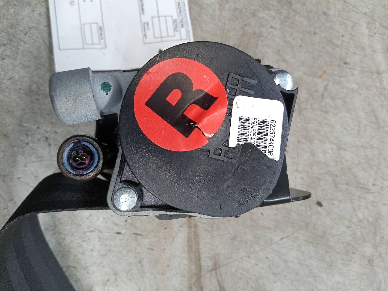 2013 FORD FOCUS 4cyl Gasoline 2.0 Flex Seat Belt, Front - 241896 — photo 5