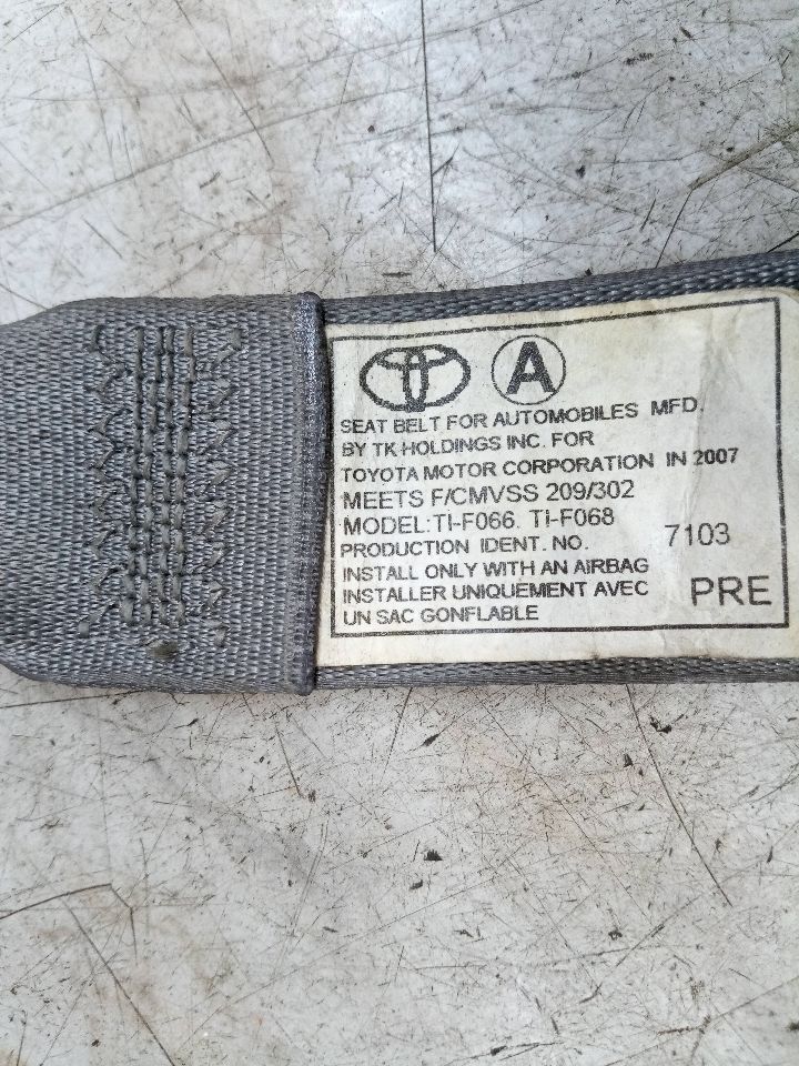 2007 TOYOTA AVALON 6cyl Gasoline 3.5 Seat Belt, Front - 241913 — photo 3