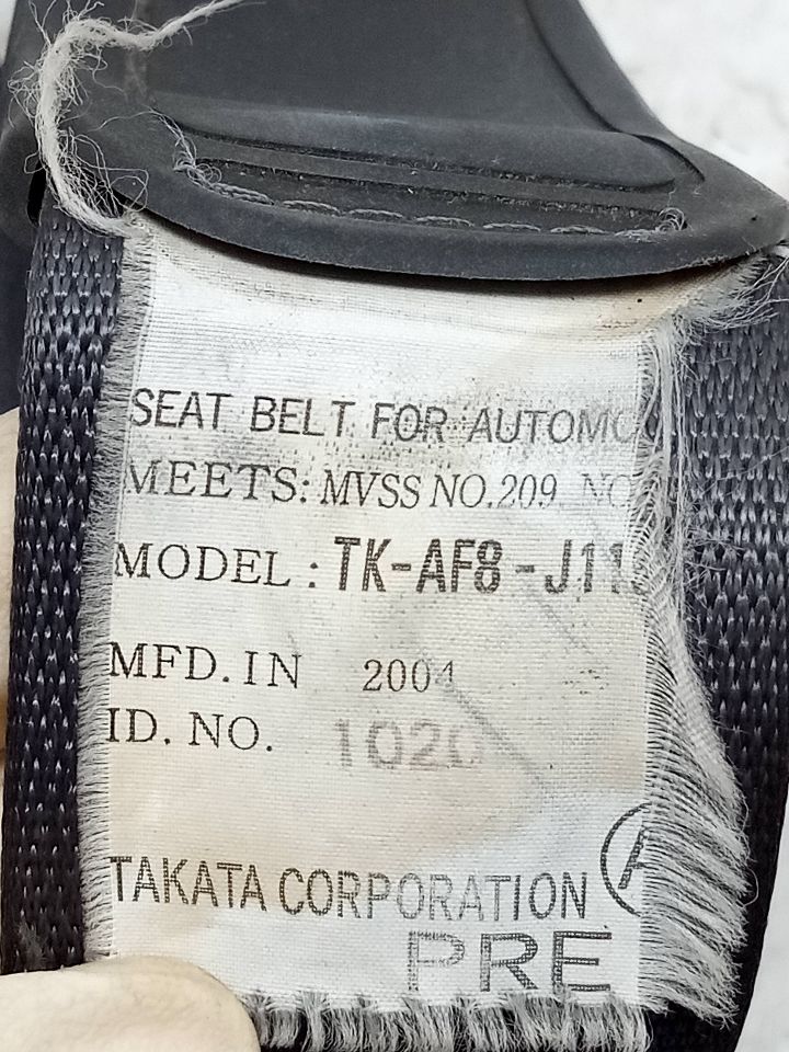 2005 ACURA RL Seat Belt, Front - 24207 — photo 4