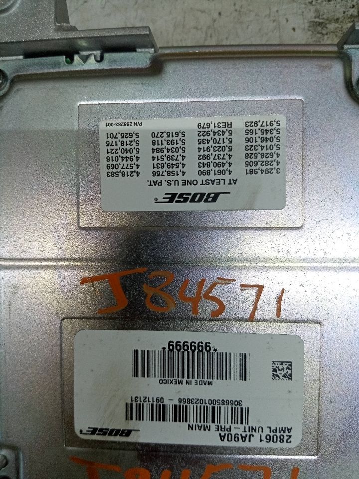 2009 NISSAN ALTIMA 4cyl Electric 2.5 Radio Audio - 242442 — photo 2