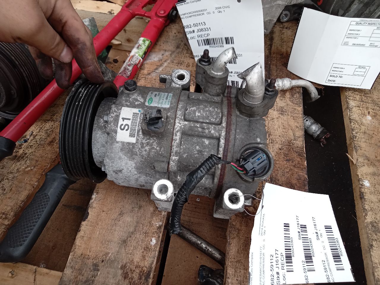 2014 HYUNDAI SONATA AC COMPRESSOR - 243363 — photo 1