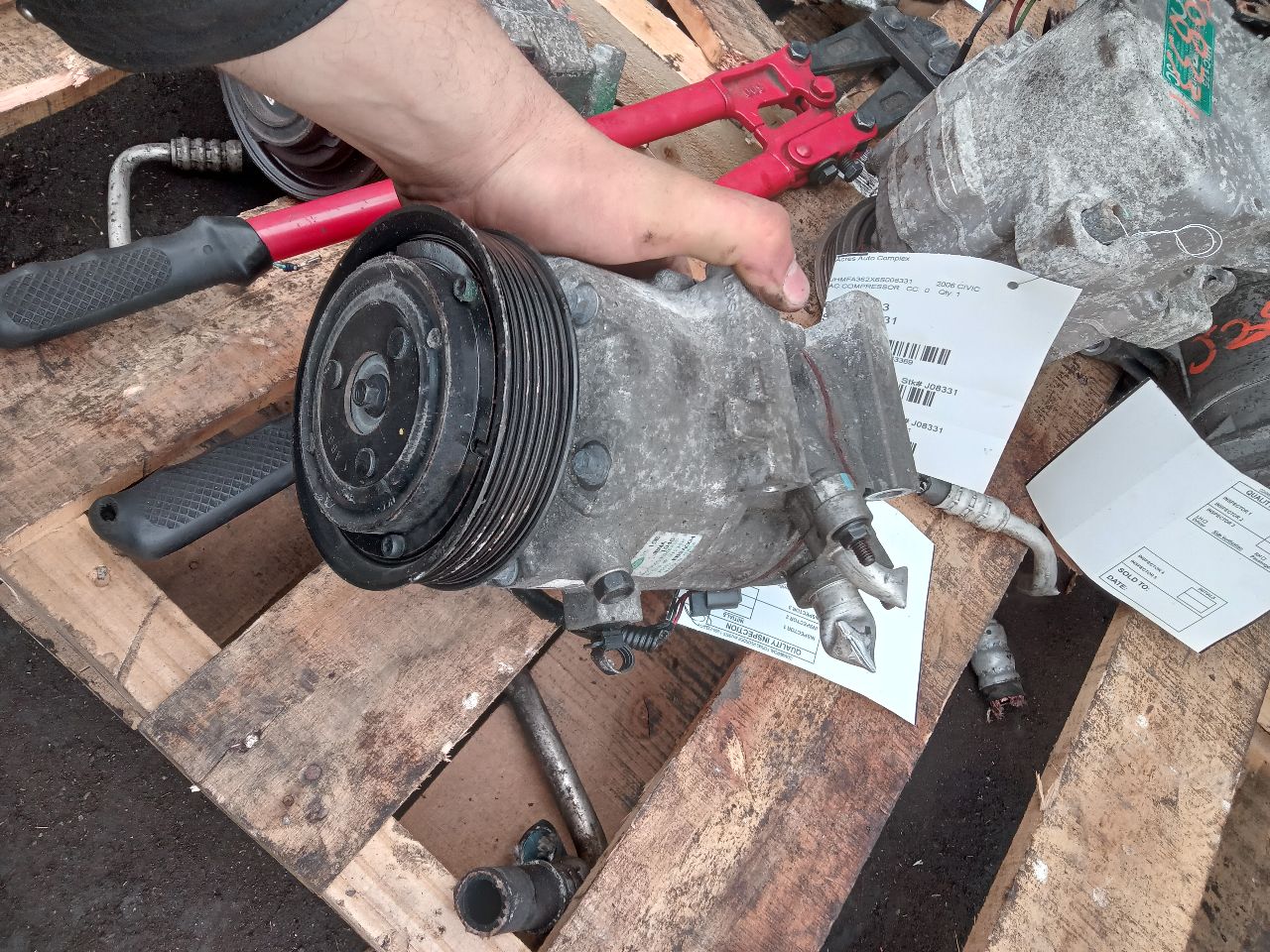 2014 HYUNDAI SONATA AC COMPRESSOR - 243363 — photo 4