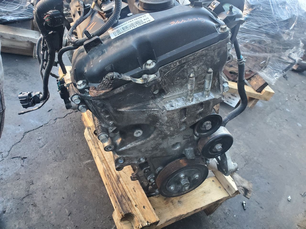 2017 HYUNDAI SONATA ENGINE ASSEMBLY - 243910 — photo 5