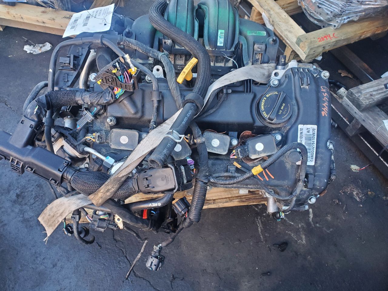 2017 HYUNDAI SONATA ENGINE ASSEMBLY - 243910 — photo 7