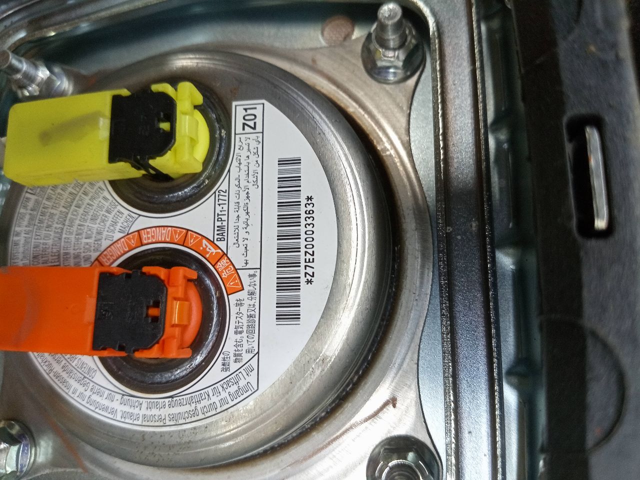 2013 NISSAN NV 3500 5.6L 8cyl Gasoline VVT Left AIR BAG - 245722 — photo 3