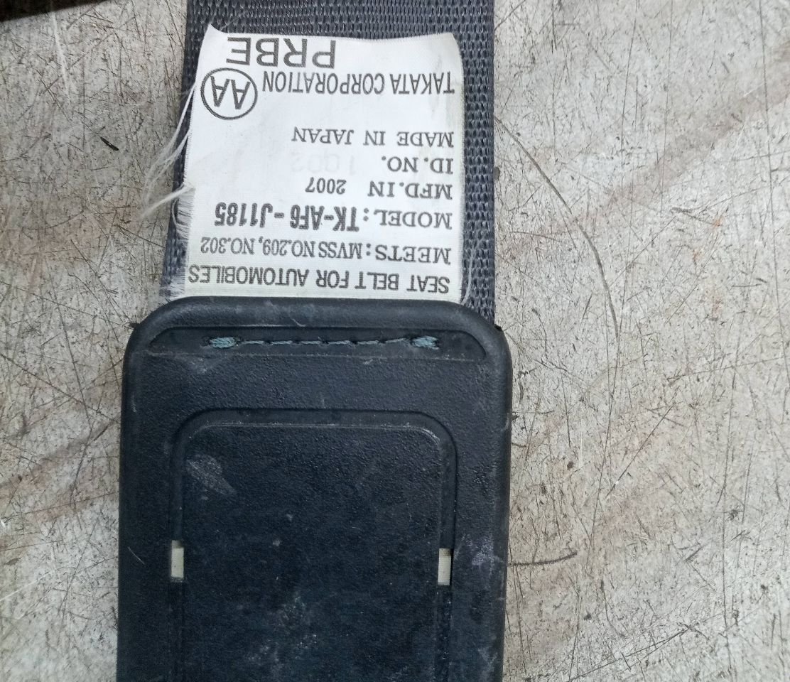 2008 HONDA CIVIC 4cyl Electric 1.3 Seat Belt, Front - 245852 — photo 7