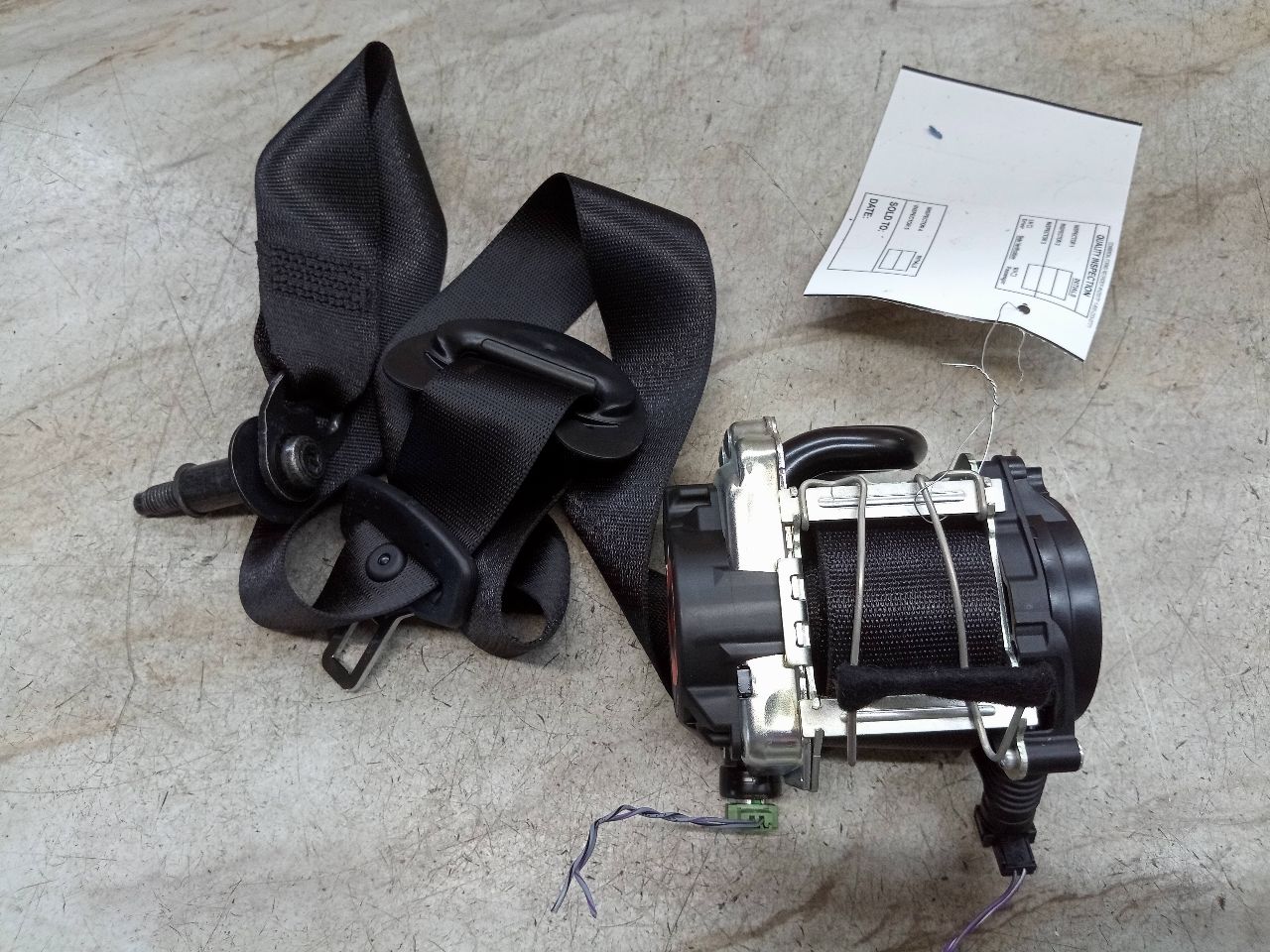 2022 MINI COOPER COOPER L cyl Seat Belt, Front - 245974 — photo 1