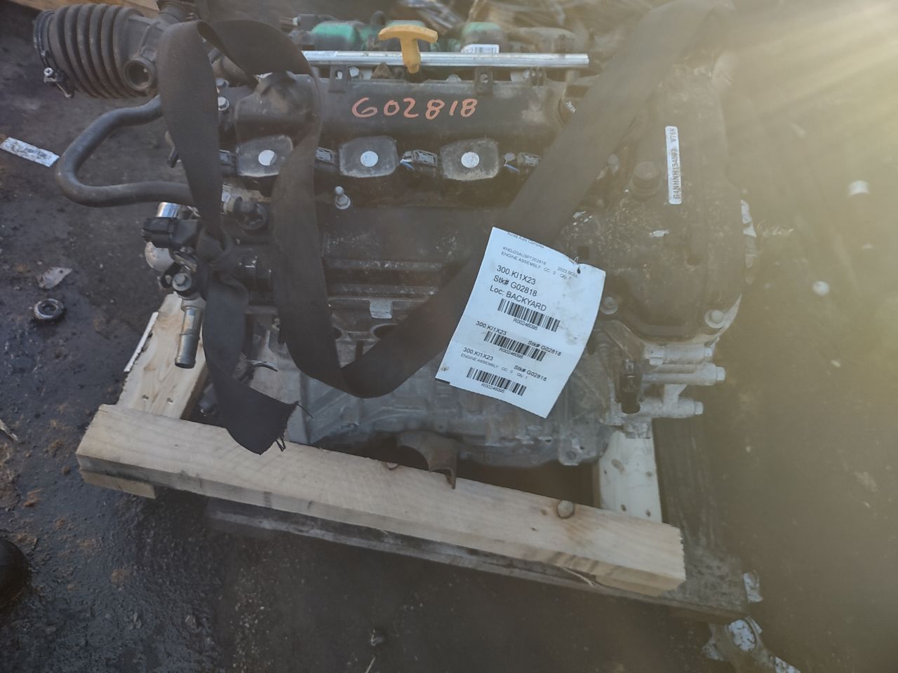 2023 KIA SOUL 2.0L 4cyl Gasoline ENGINE ASSEMBLY - 246095