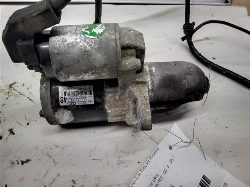 2016 SUBARU WRX STARTER MOTOR - 24669 — photo 1