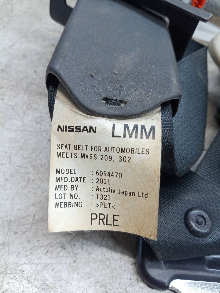 2011 NISSAN ROGUE 4cyl Gasoline 2.5 DOHC Seat Belt, Front - 247868 — photo 2