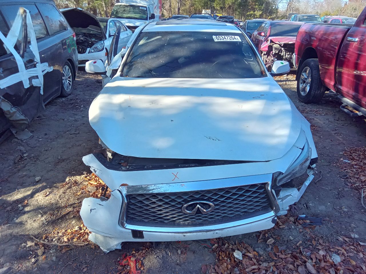 2020 INFINITI Q50 3.0L 6cyl Turbo Gasoline AC COMPRESSOR - 247908 — photo 1