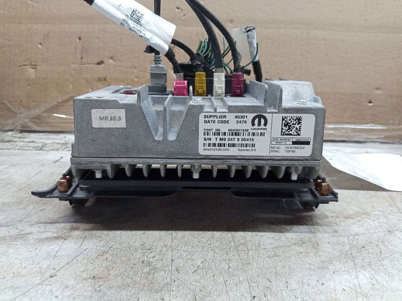 2020 JEEP GRAND CHEROKEE 3.6L 6cyl VVT Radio Audio - 248097 — photo 2