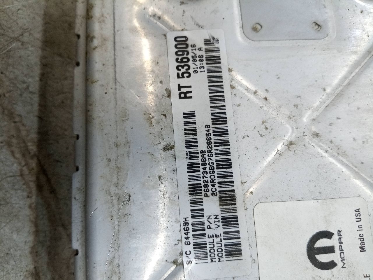2016 DODGE CARAVAN Eng/Motor Cont Mod - 248109 — photo 4