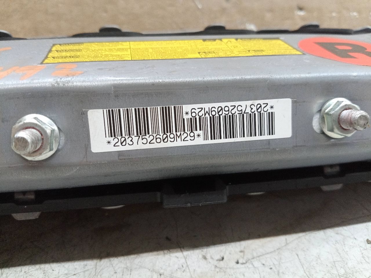 2010 LEXUS IS250 6cyl Gasoline 2.5 Right AIR BAG - 249260 — photo 5