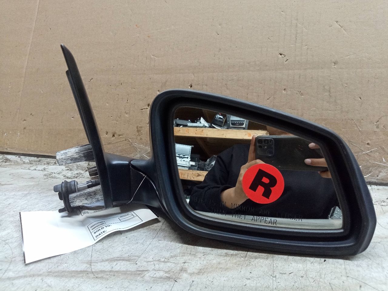 2013 BMW 750i 8cyl Gasoline Turbo 4.4 Right SIDE VIEW MIRROR - 249834